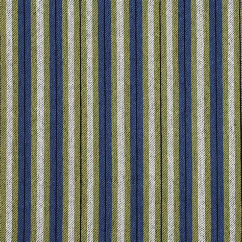 Dark Blue And Light Green Gray Stripe Country Damask Upholstery Fabric