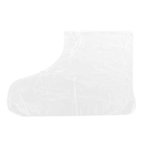 Supvox 100pcs Disposable Foot Covers One Off Foot Cover Transparent