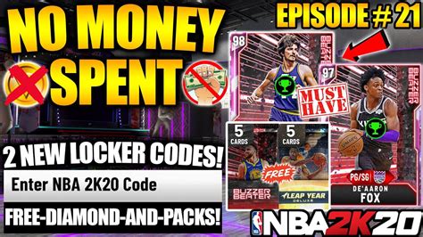 All the locker codes you can redeem in nba 2k21, in one updated list, check the current month and also the never expire codes. NBA 2K20 NO MONEY SPENT #21 - 2 NEW LOCKER CODES FOR FREE ...