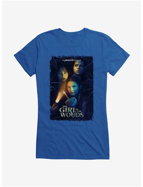 peacock tv girl in the woods series poster girls t shirt hot topic