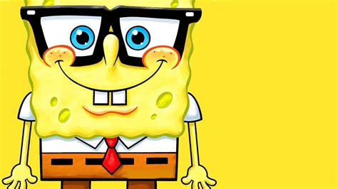 Spongebob Wearing Glasses