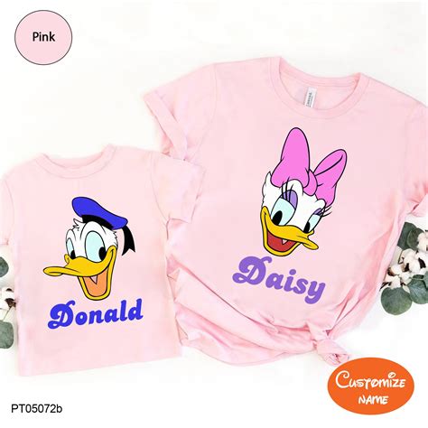 Personalized Donald And Daisy Shirt Donald Duck Couple Etsy
