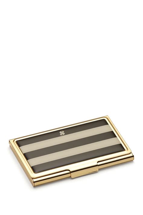 Kate spade business card holder. Kate Spade Down To Business Initial Card Holder - Lyst