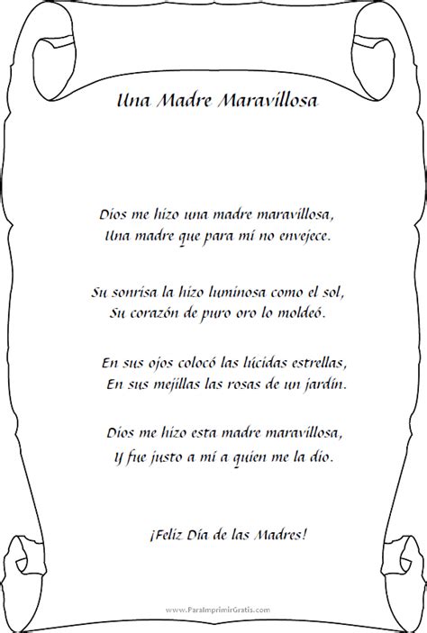 Poemas Para Día De Las Madres