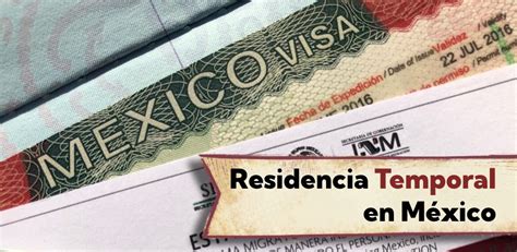 Residencia Temporal En México Permiso De Trabajo De México