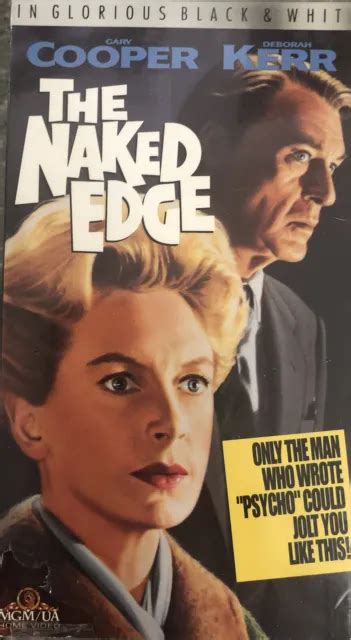 THE NAKED EDGE Gary Cooper Deborah Kerr Peter Cushing Thriller RARE VHS PicClick