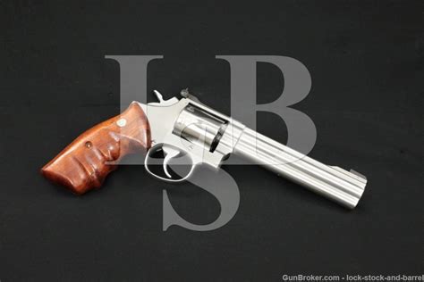 Smith And Wesson Sandw Model 648 22 Mag 6″ Double Action Revolver 1990