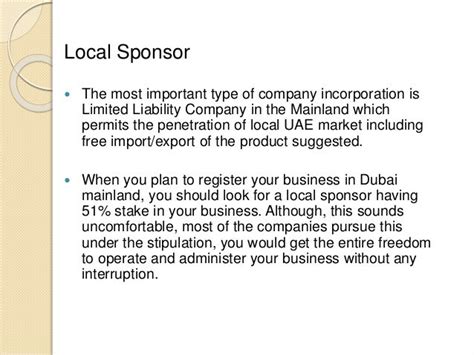 Essential Requirements For Incorporation Of Company In Dubai