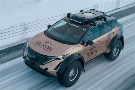 Nissan Ariya от Arctic Trucks вседорожный электромобиль для экспедиции