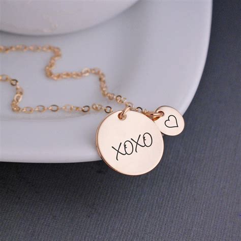 Xoxo Necklace Georgie Designs Personalized Jewelry