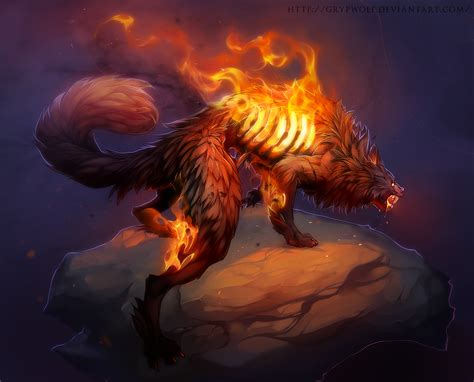 Wildfire By Grypwolf On Deviantart Fantasy Beasts Fantasy Art