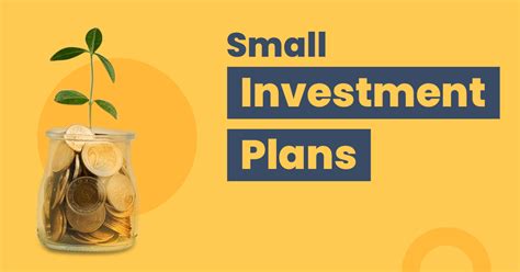 What Do You Need To Know About Small Investment Plans
