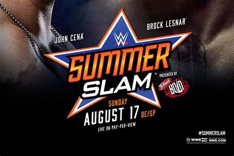 Wwe Summerslam 2014 Match Card Previews Featuring John Cena Vs Brock Lesnar For The Wwe Title