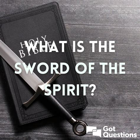What Is The Sword Of The Spirit