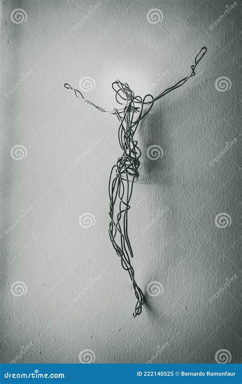 Metal Wire Figure Of Jesus Christ Stock Image Image Of Faith Divine