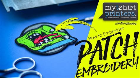 Diy Patch Embroidery Machine Creating Embroidered Patch In Easy 7