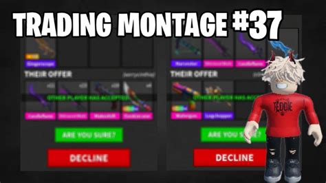 MM2 Trading Montage 37 MASSIVE TRADES YouTube