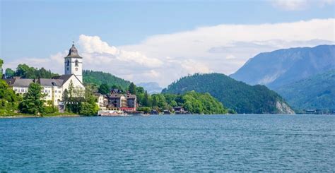 Premium Photo St Wolfgang Lake Side View In Summer Austria