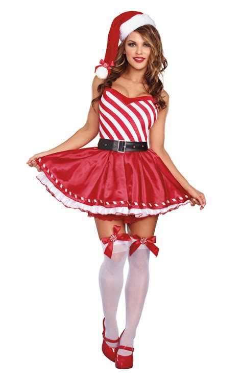 candy cane cutie adult womens christmas costume