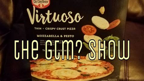 Gtm Dr Oetker Virtuoso Mozzarella And Pesto Pizza Youtube