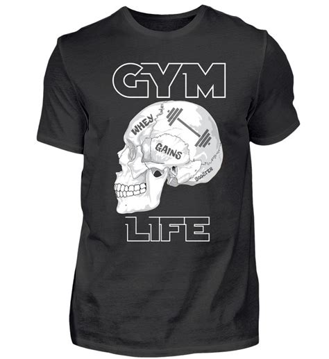 Gym Life Skull Tsh Unisex T Shirt Mit Bildern Shirts Unisex T Shirt