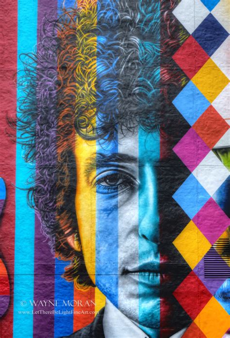 Times They Are A Changing Giant Bob Dylan Mural