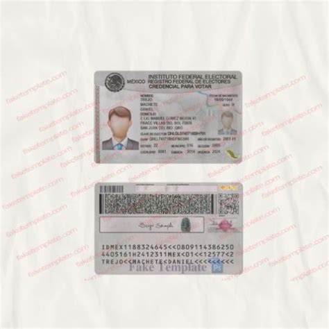 Fake Mexican Consular Id Cards