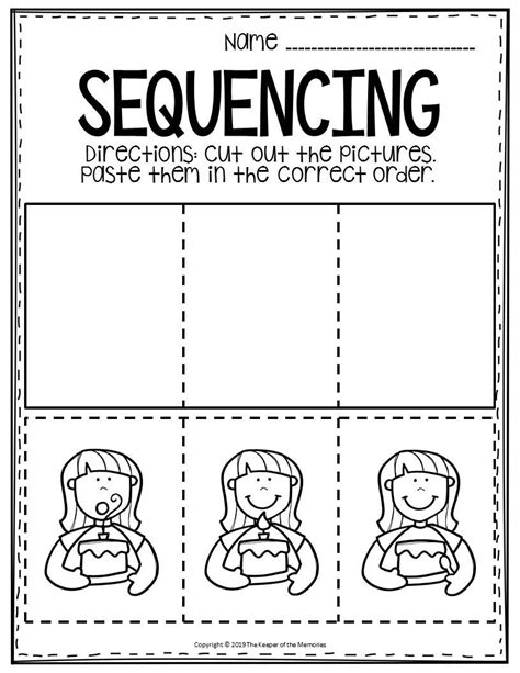 A toddler who is two years old and a preschooler who is four years. Free Printable Sequence of Events Worksheets | Sequencing ...