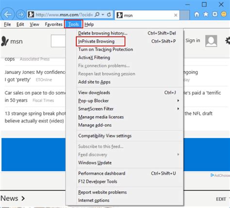 Enable Inprivate Browsing For Privacy Protection In Windows 10