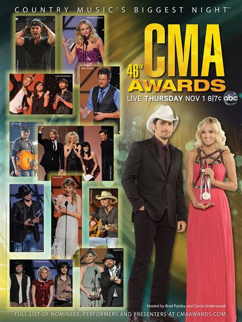 2012 Cma Awards Full List Of Winners Celebrity Bug