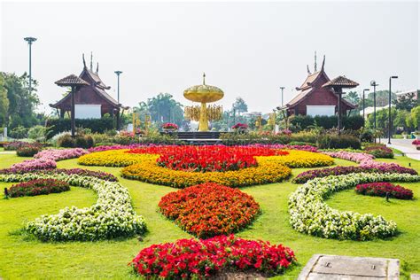 Flora Garden Real Atracciones En Chiangmai Imagen De Archivo Imagen