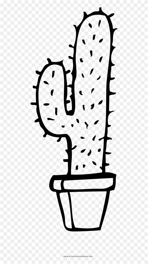 Ten color ballpoint pen kawaii stationery cute pens novelty cute kawaii pen student writing gel pens learning office supplies. Cactus Coloring Page - Cacto Branco Desenho Png ...