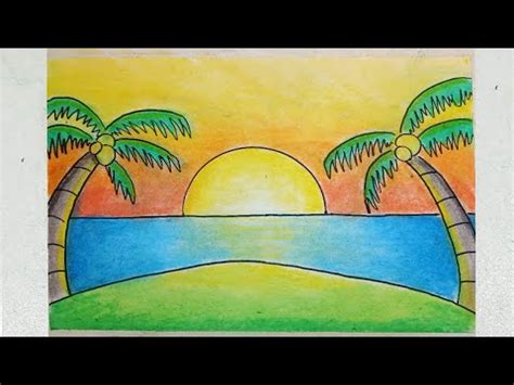 Here are some oil pastel techniques to help you get much better with this medium. Cara menggambar dan mewarnai sunset dengan mudah ...