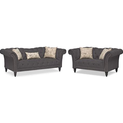 Marisol Sofa And Loveseat Set Value City Furniture And Mattresses