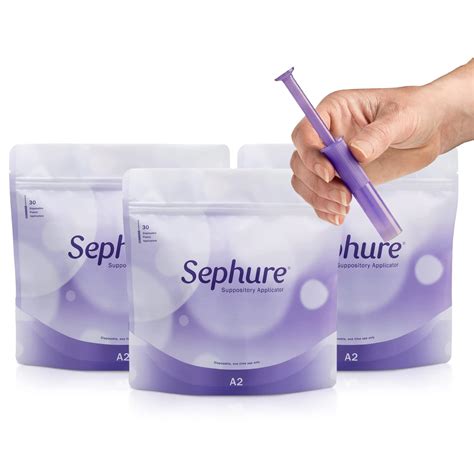 Buy Sephure Easy To Use Suppository Applicator For Women And Men Disposable Applicator For
