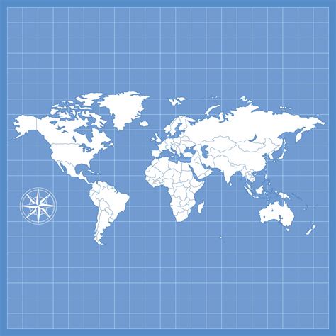 5 Best Images Of Blank World Maps Printable World Map Blank Template