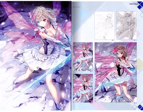 Blue Reflection Official Visual Collection Art Book Anime Books