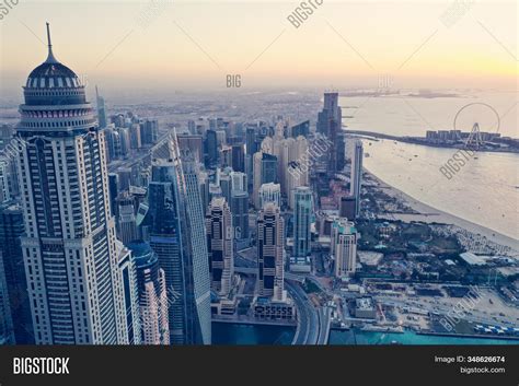 Aerial View Dubai City Image And Photo Free Trial Bigstock