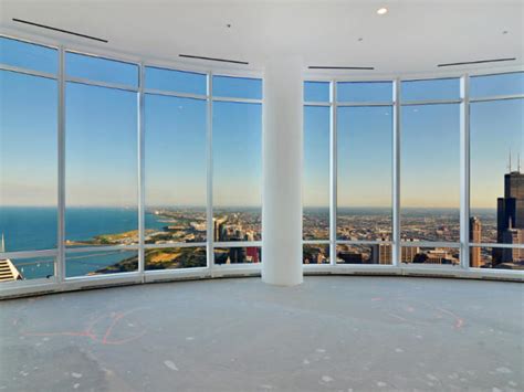 Wrigleyville penthouse with private roof deck & garage parking. Trump Tower Chicago Penthouse Condos For Sale