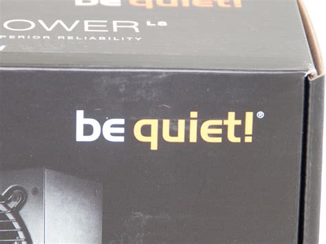 Be Quiet Pure Power L8 500 W Review Packaging Contents And Exterior