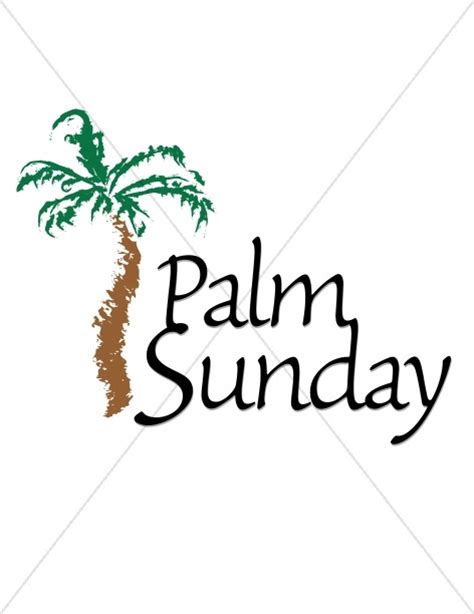 Palm Sunday With Tree