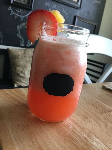 Homemade Strawberry Peach Lemonade Great Thirst Quencher For A Hot