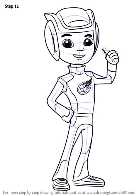 There is an interactive part too, for example when crusher is speeding at 20, blaze has to increase its speed, display a few numbers, then be asked which number is bigger than 20? aj 2 coloring page. Learn How to Draw AJ from Blaze and the Monster Machines ...