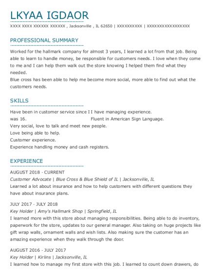Before applying find out all the details which concern the type of loan you need. Speedy Cash Customer Advocate Resume Sample - ResumeHelp