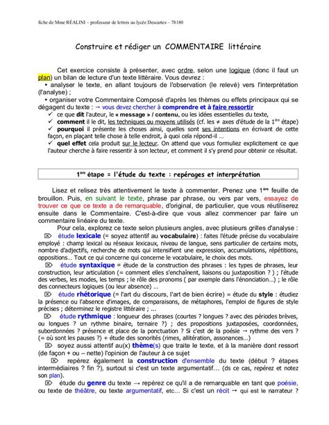 exemple d'introduction de commentaire
