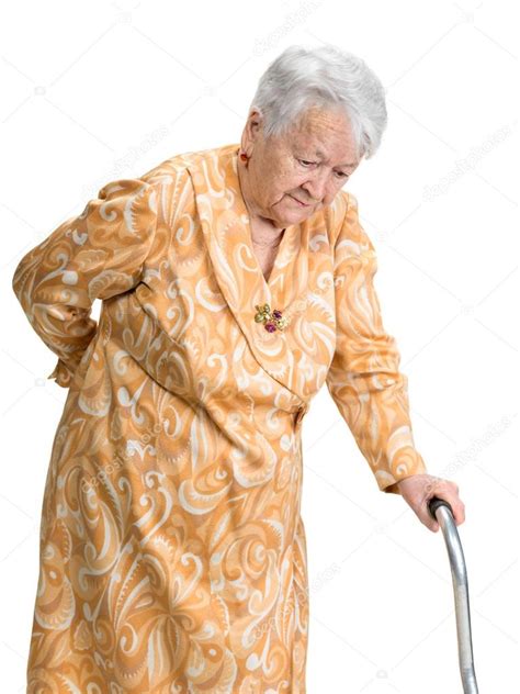 Old Woman Suffering From Low Back Pain Stock Photo By ©vbaleha 61201211