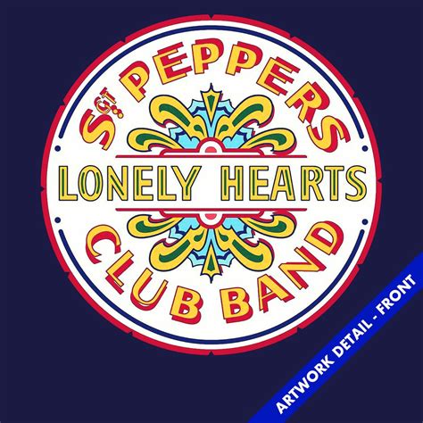 The Beatles T Shirt Sgt Peppers Lonely Hearts Club Band Logo The