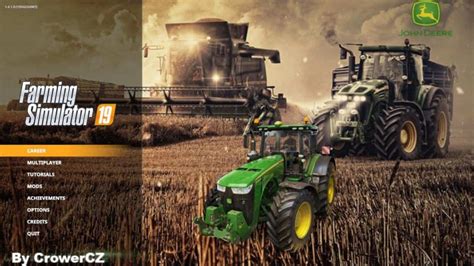 Ls 19 John Deere Edition Menu Background V10 Farming Simulator 22