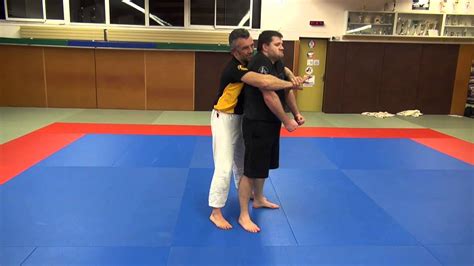 Bjj Rear Bear Hug Defense Trapped Arms Youtube