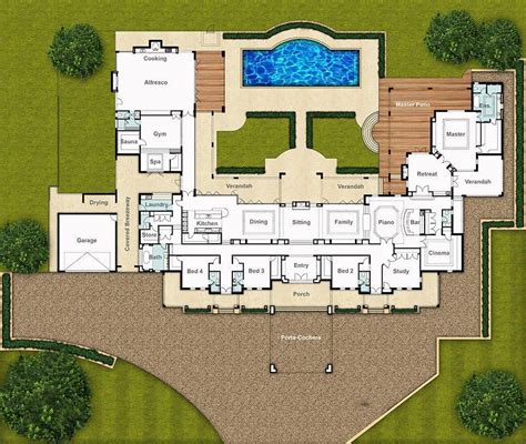 Dream House 2019 Tinyhome Mansion Floor Plan Country Floor Plans